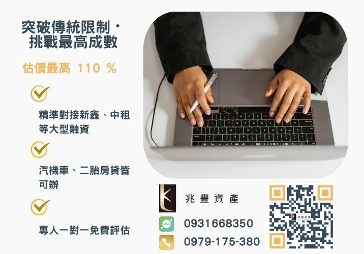 彰化企業融資額度成數大突破 彰化中小企業貸款成數最高-兆豐資產不看單一信用評分,彰化房屋與車輛資產價值最大化。