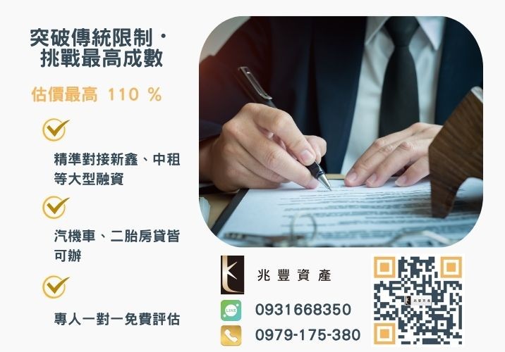 彰化中小企業貸款成數最高-兆豐資產-不看單一信用評分，彰化房屋與車輛資產價值最大化。