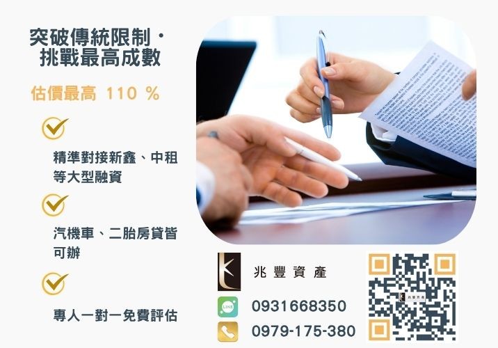 彰化企業融資額度成數大突破 彰化中小企業貸款成數最高-兆豐資產-不看單一信用評分,彰化房屋與車輛資產價值最大化。