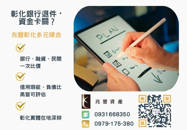 雲林最新青年創業及中小企業貸款總整理申請條件償還及常見問題推薦-兆豐資產專業媒合，針對彰化銀行退件客戶提供企業、信用與房屋融資解方。
