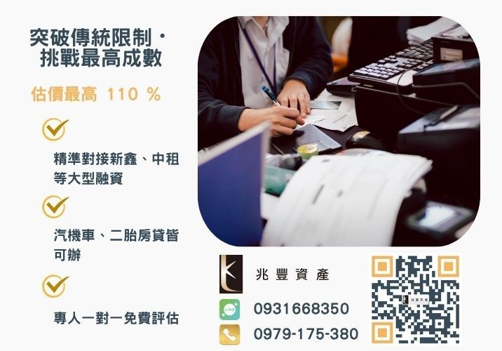 彰化中小企業貸款成數最高-兆豐資產-不看單一信用評分，彰化房屋與車輛資產價值最大化。