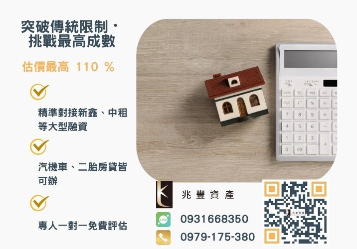 彰化企業融資額度成數大突破 彰化中小企業貸款成數最高-兆豐資產-不看單一信用評分,彰化房屋與車輛資產價值最大化。